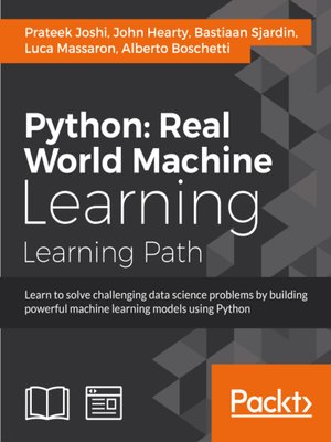 cover image of Python: Real World Machine Learning